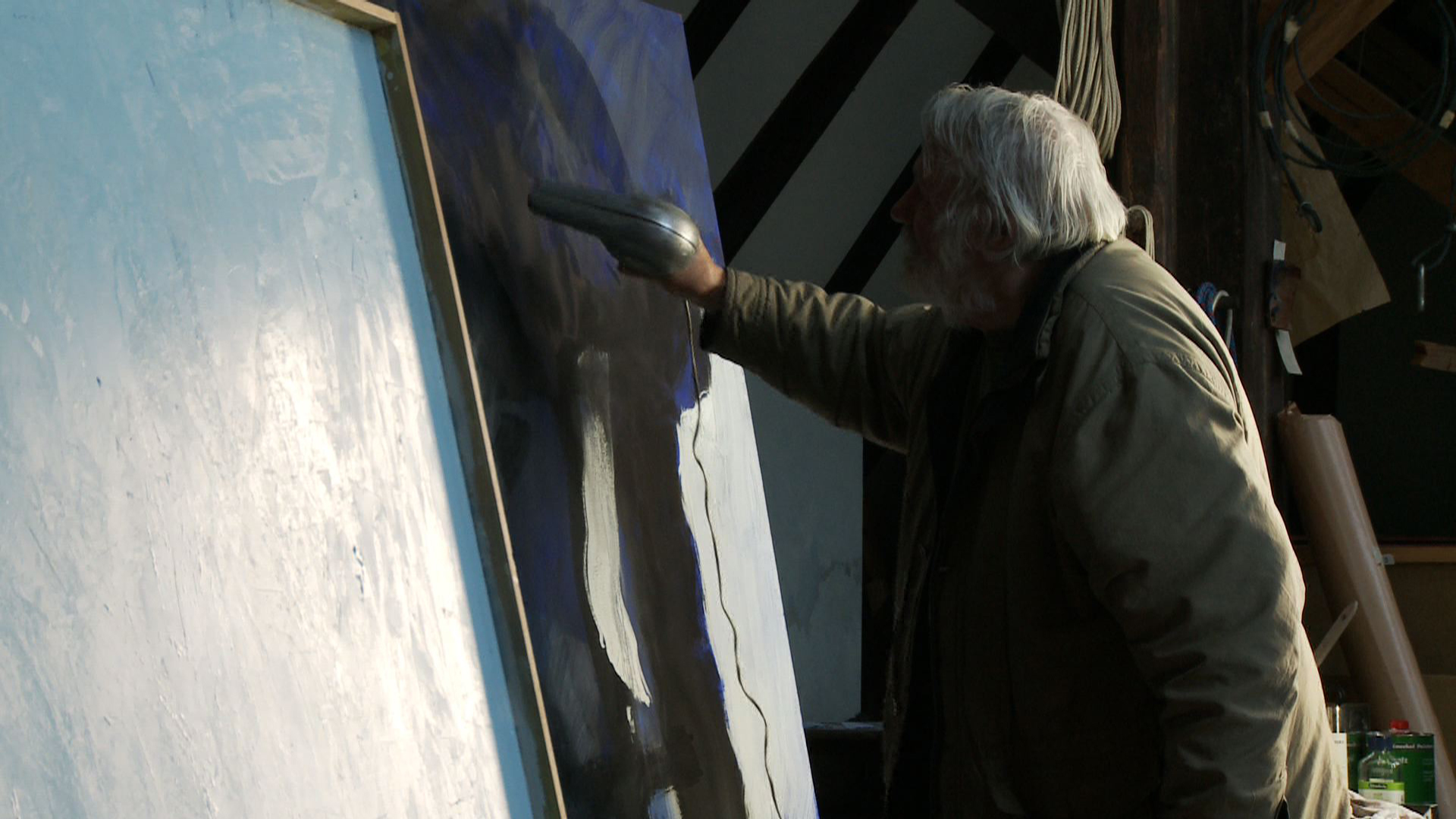 Egbert Moehsnang an der Arbeit